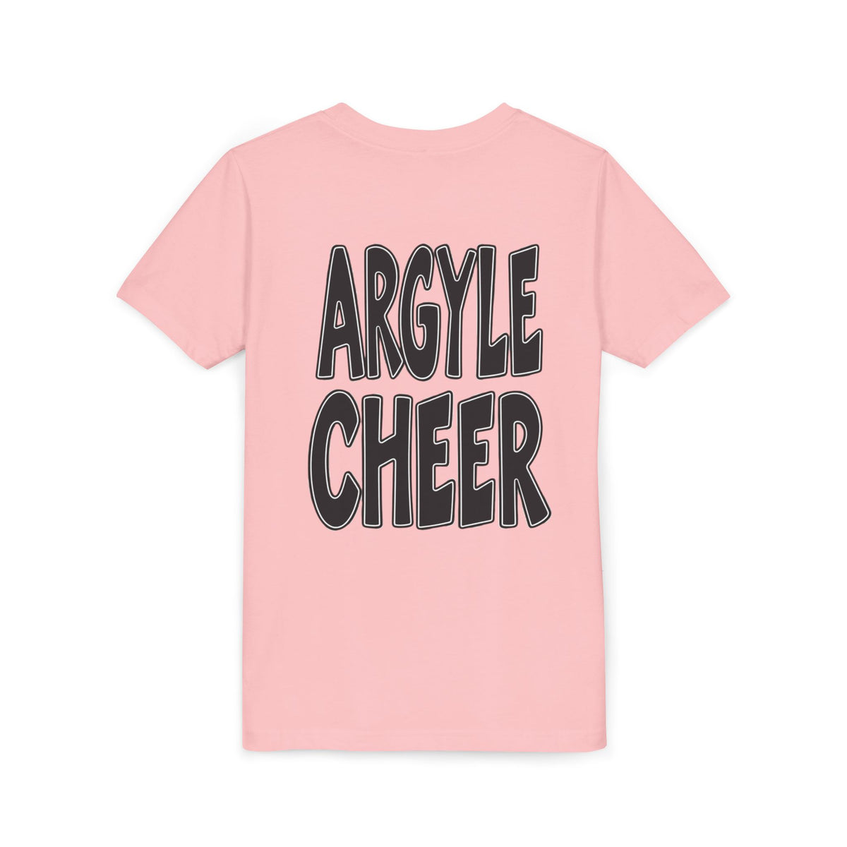 Youth Tee — "Argyle Cheer" Graphic Short Sleeve Customized Shirt