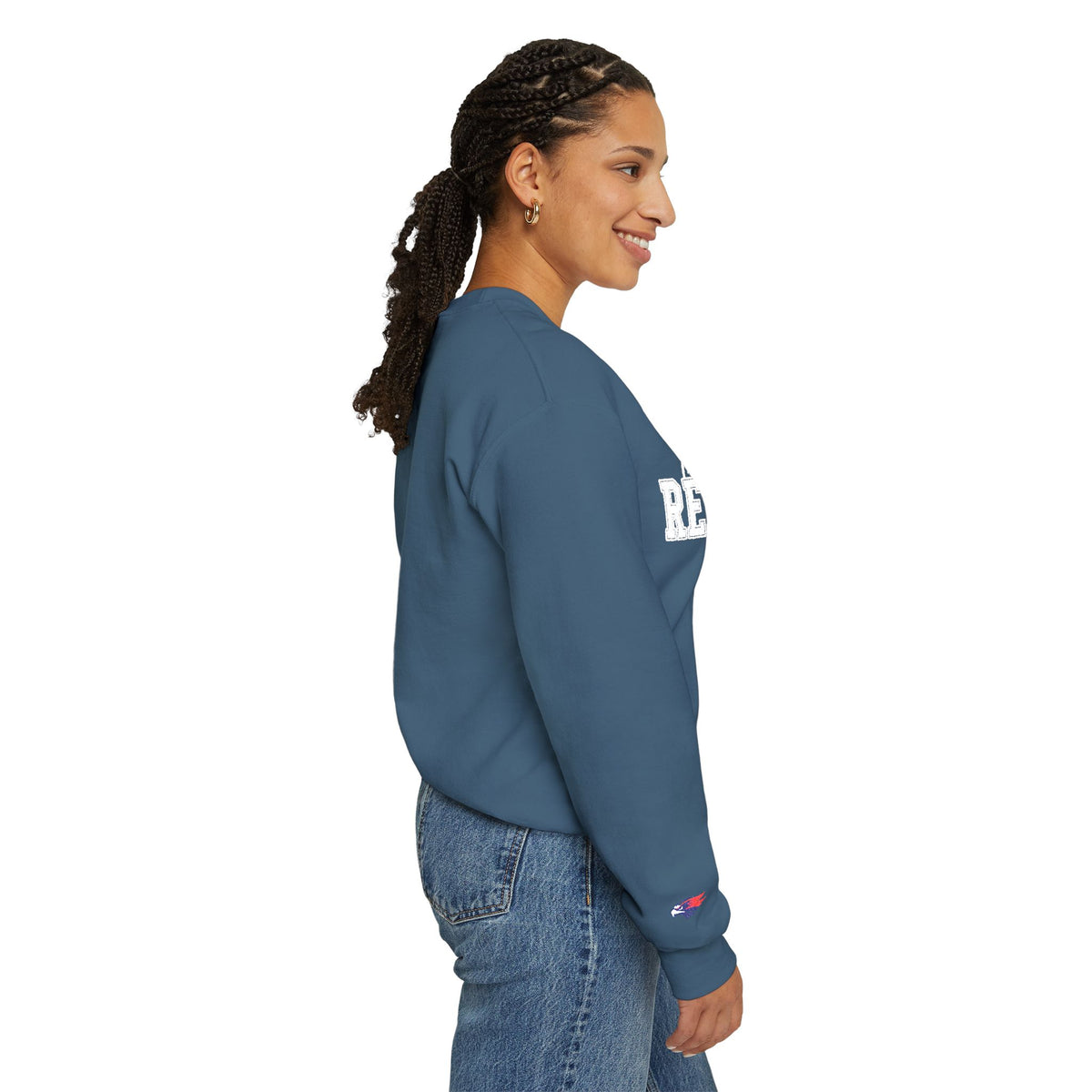 REDHAWKS Embroidered Crewneck Sweatshirt - custom sleeve