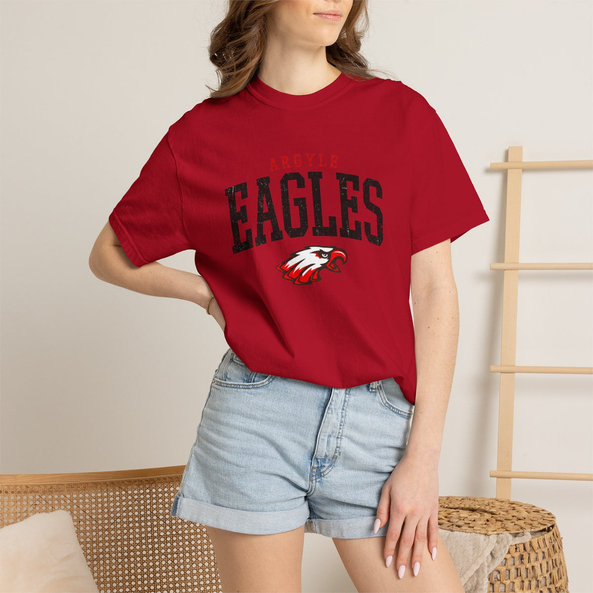Argyle Eagles Logo T-Shirt