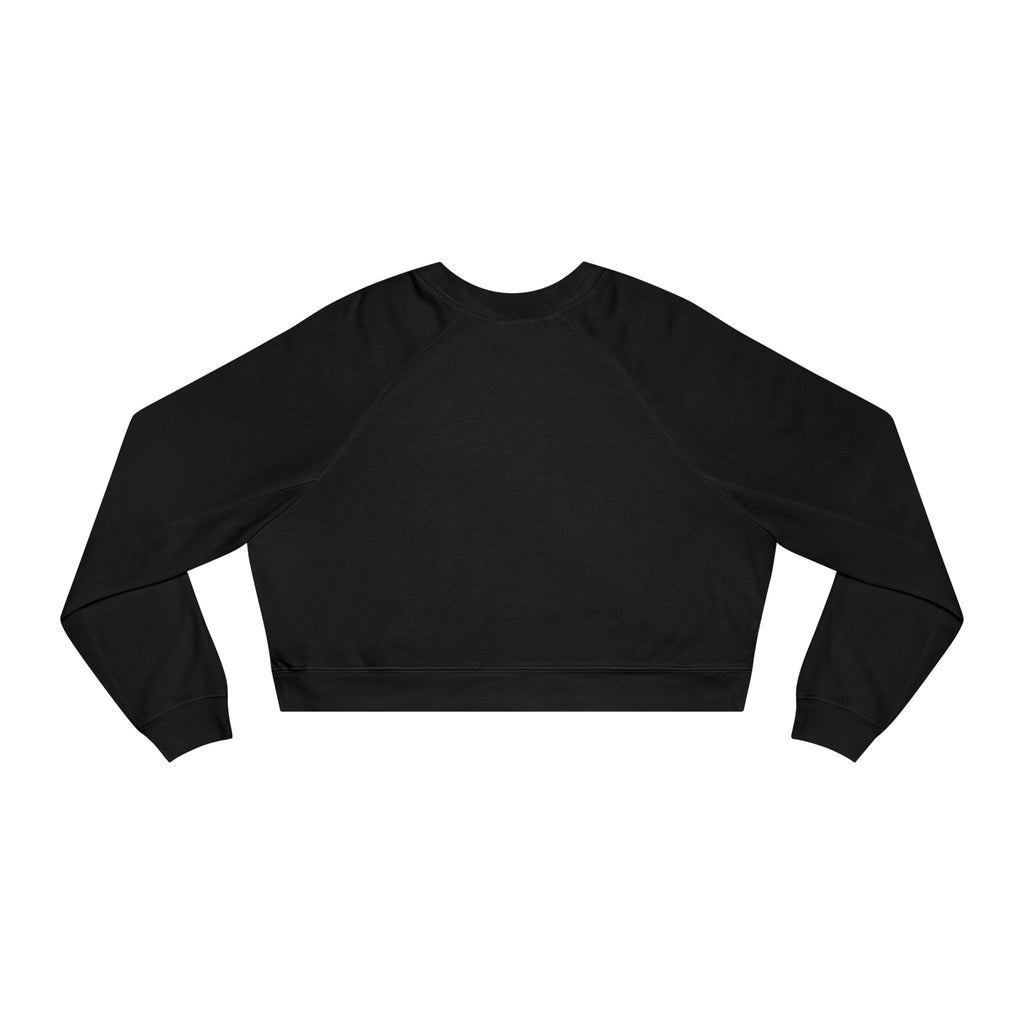 Argyle Cropped Pullover — Women's Fleece Crewneck
