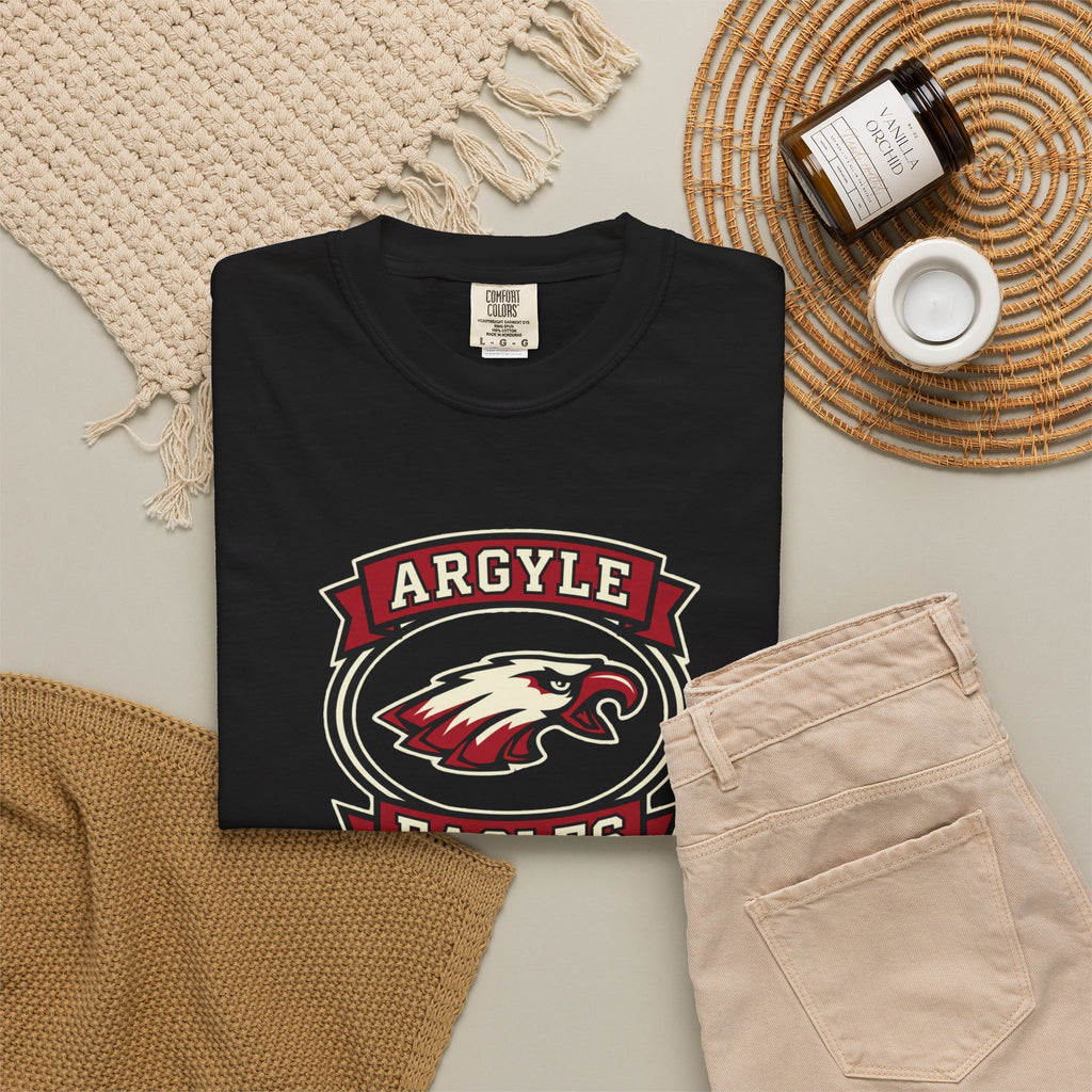 Argyle Eagles T-Shirt — Vintage School Mascot Tee