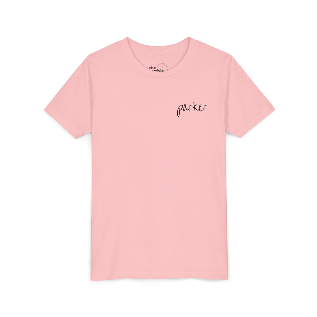 Youth Tee — "Argyle Cheer" Graphic Short Sleeve Customized Shirt