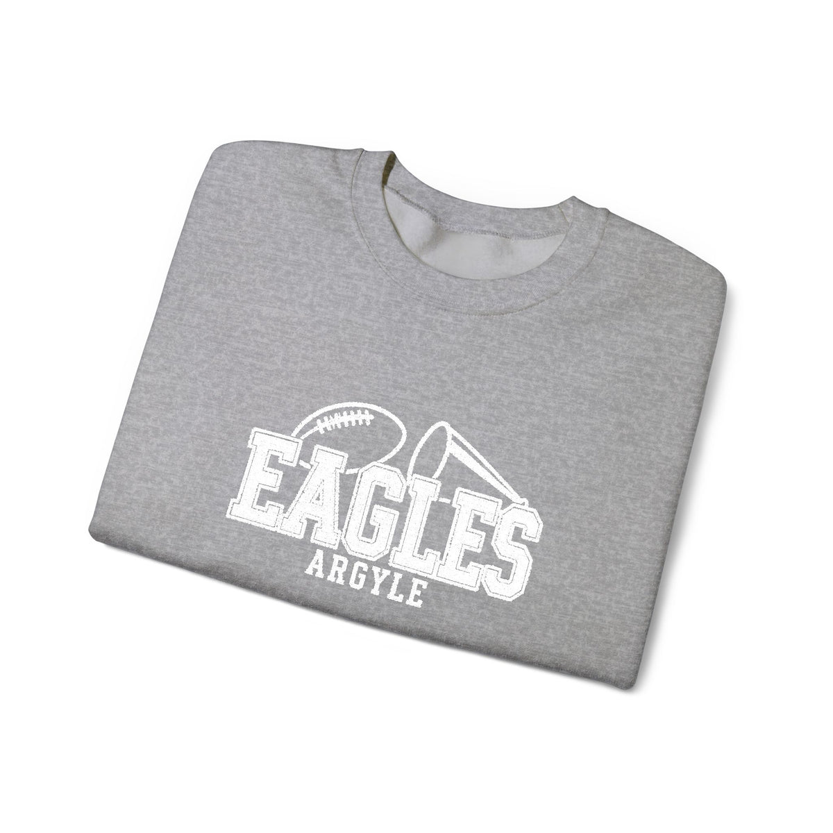 Eagles Vintage Logo Crewneck Sweatshirt - Embroidered