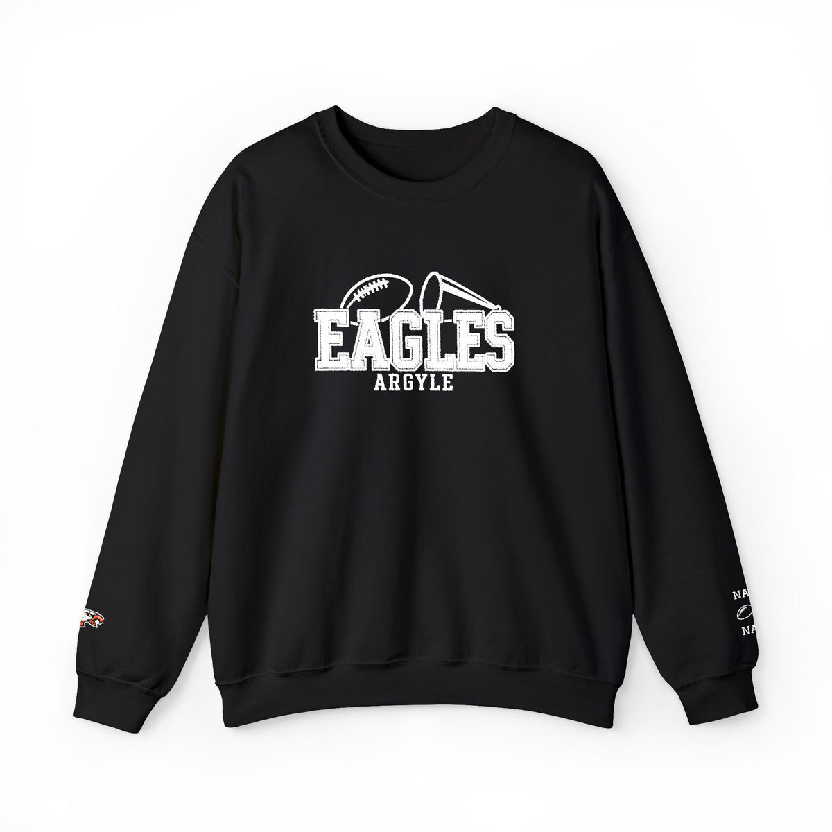 Eagles Vintage Logo Crewneck Sweatshirt - Embroidered