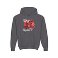 Eagles Red Script Graphic Hoodie | Youth Hooded Sweatshirt