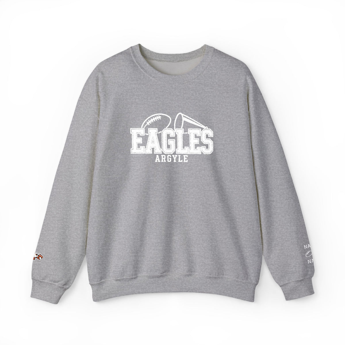 Eagles Vintage Logo Crewneck Sweatshirt - Embroidered