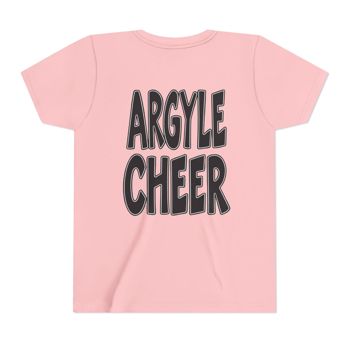Youth Tee — "Argyle Cheer" Graphic Short Sleeve Customized Shirt