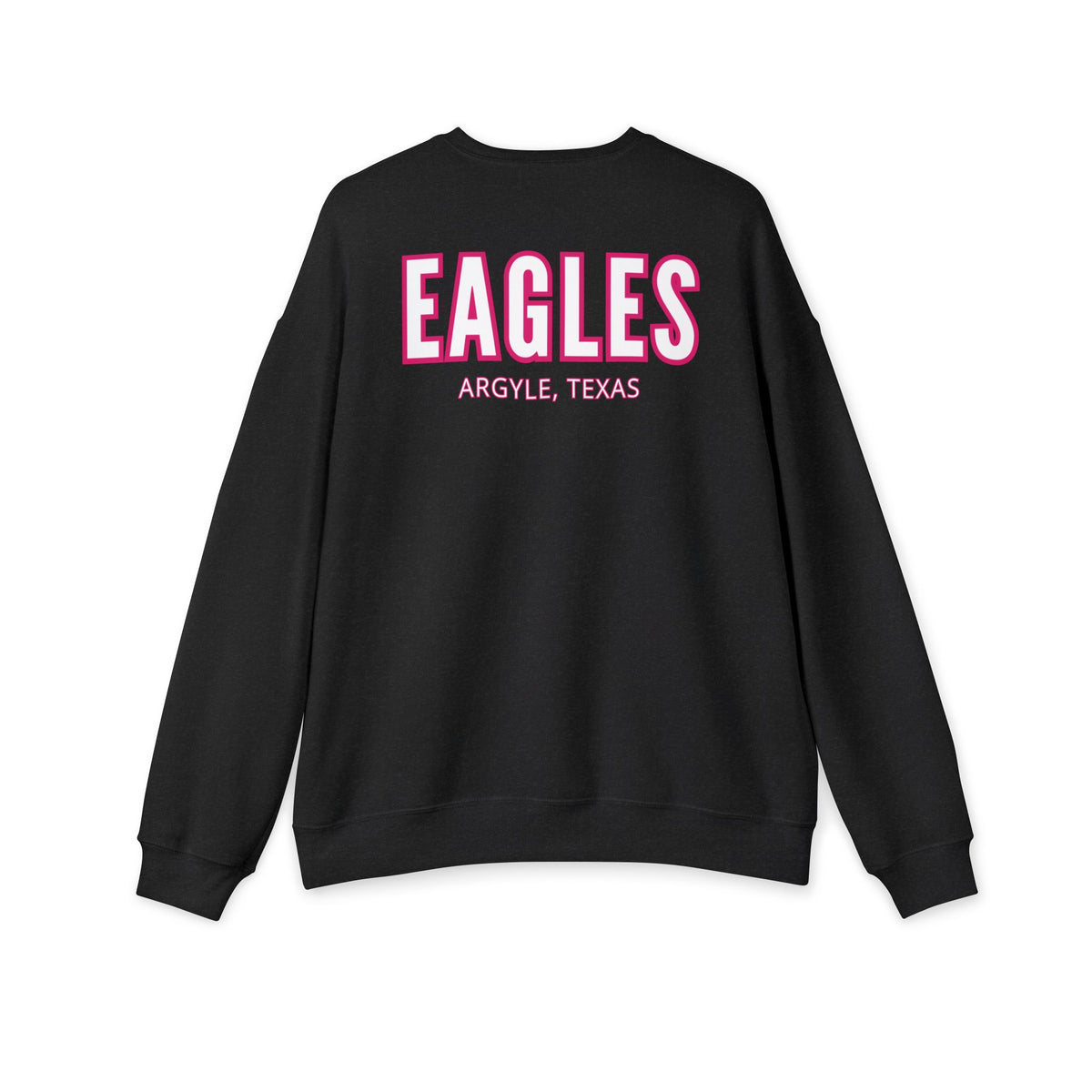 Argyle Eagles Pink Out Adult Unisex Drop Shoulder Sweatshirt