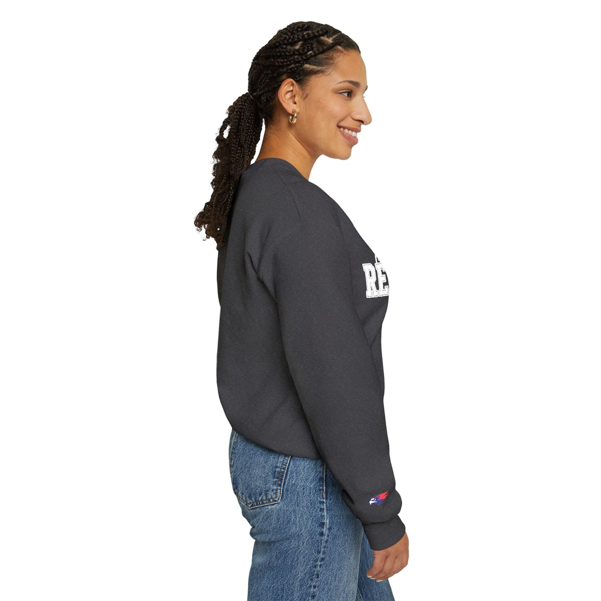 REDHAWKS Embroidered Crewneck Sweatshirt - custom sleeve