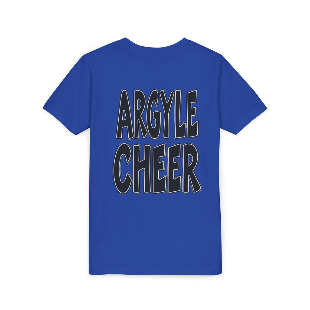 Youth Tee — "Argyle Cheer" Graphic Short Sleeve Customized Shirt