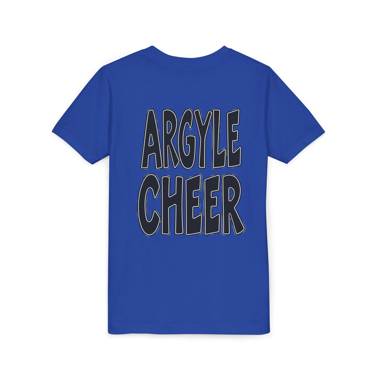 Youth Tee — "Argyle Cheer" Graphic Short Sleeve Customized Shirt