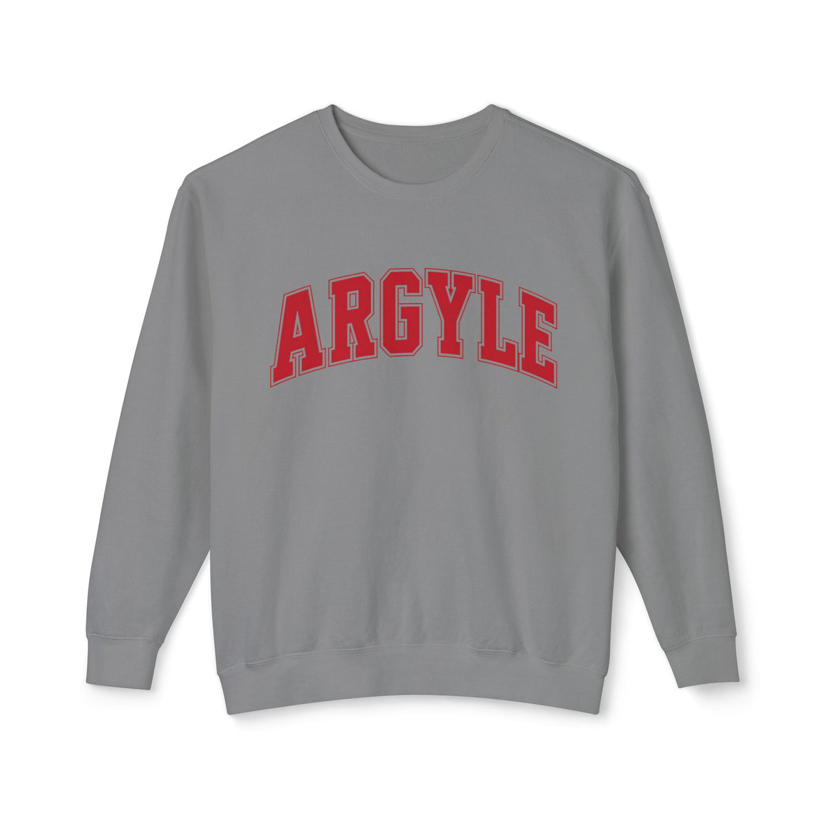 Argyle Crewneck Sweatshirt – Classic Collegiate Arc Logo