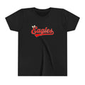 Youth Tee - "Eagles" Retro Script Baseball Shirt for Kids