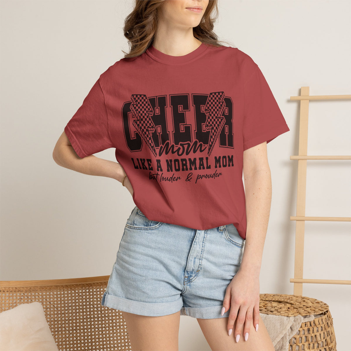Cheer Mom Like a Normal Mom T-shirt | Cheerleader Mom Tee