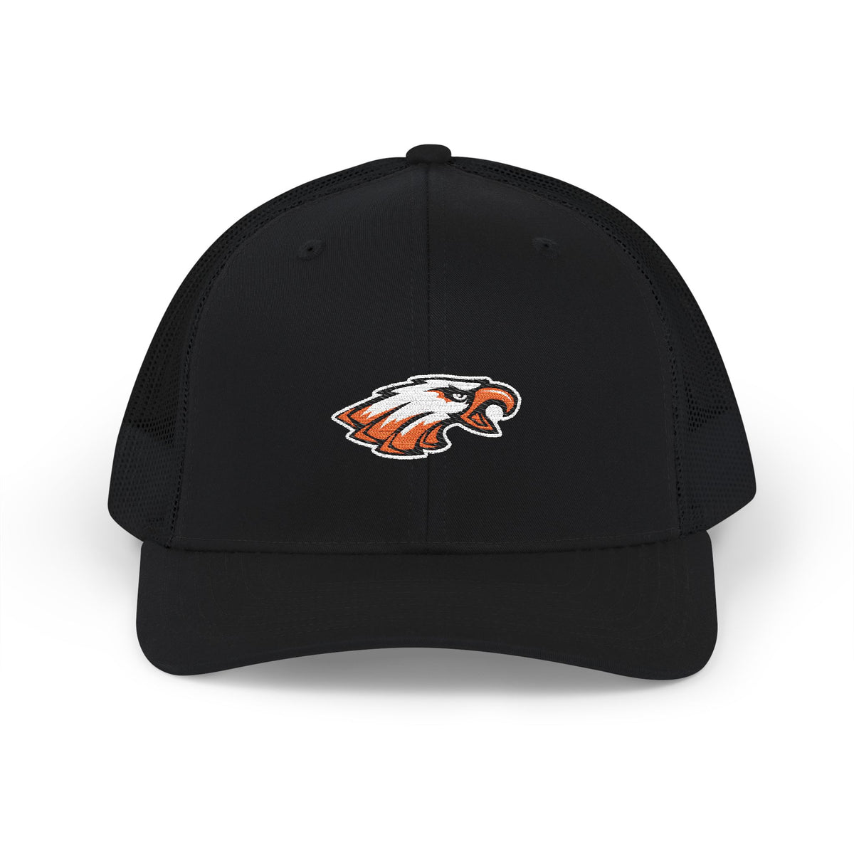Trucker Cap with Embroidered Eagle Patch