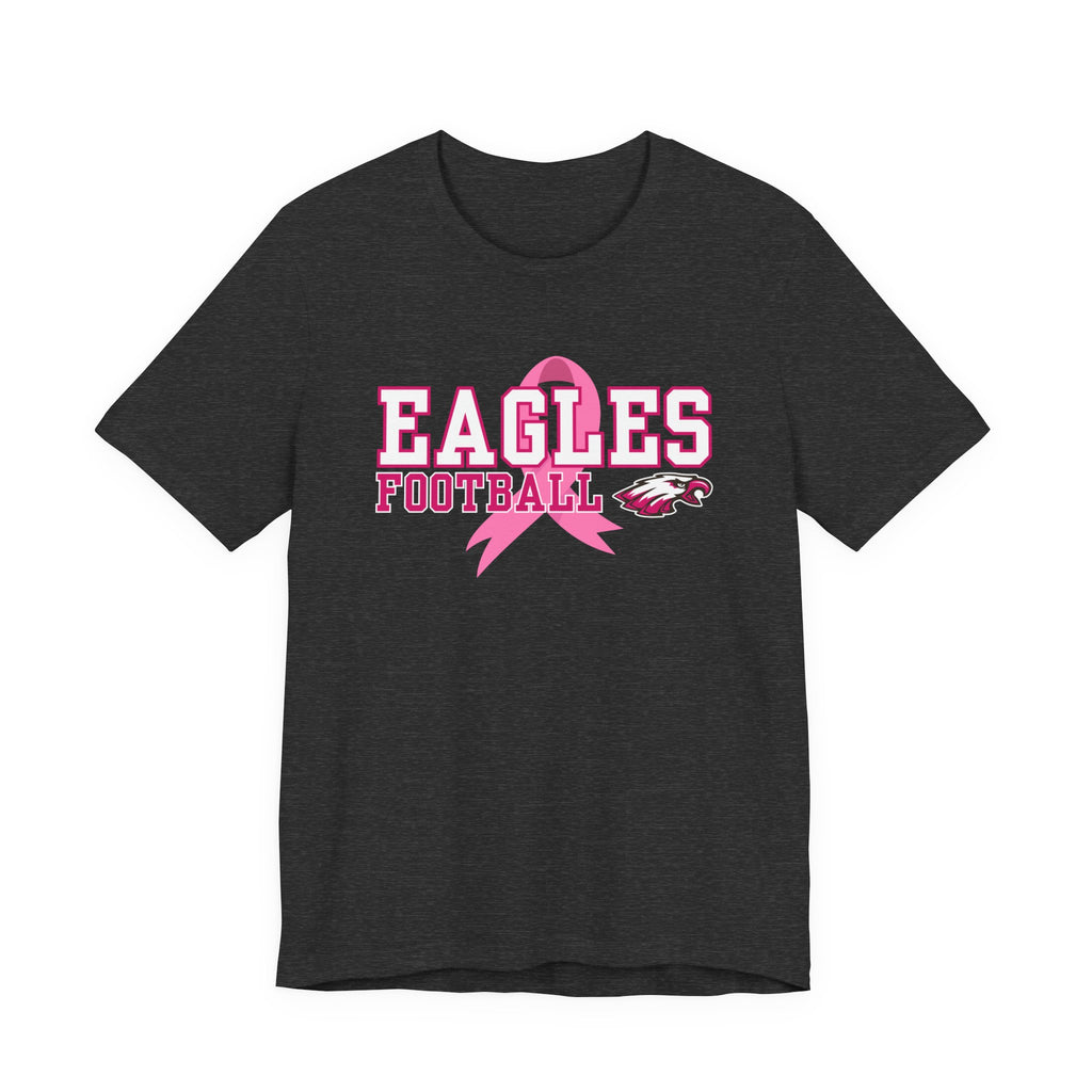Eagles Football - Pink Ribbon Unisex Jersey Short Sleeve Tee
