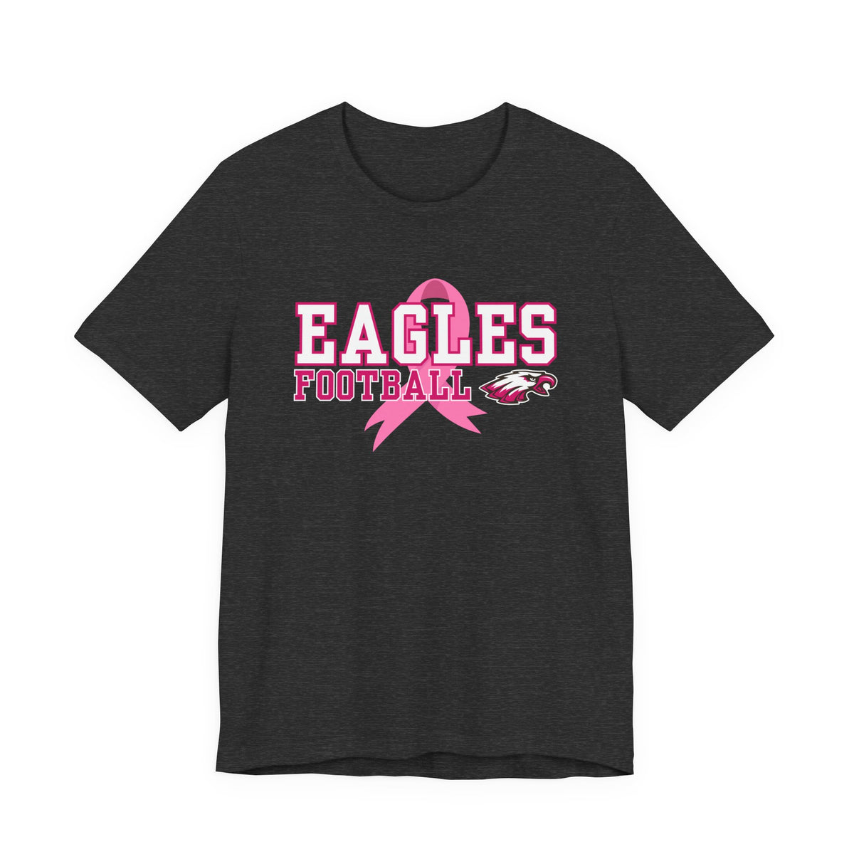 Eagles Football - Pink Ribbon Unisex Jersey Short Sleeve Tee