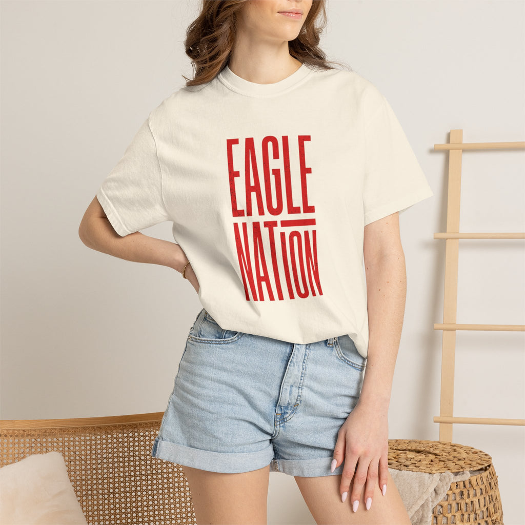 Eagle Nation T-Shirt — Bold Vertical School Spirit Tee