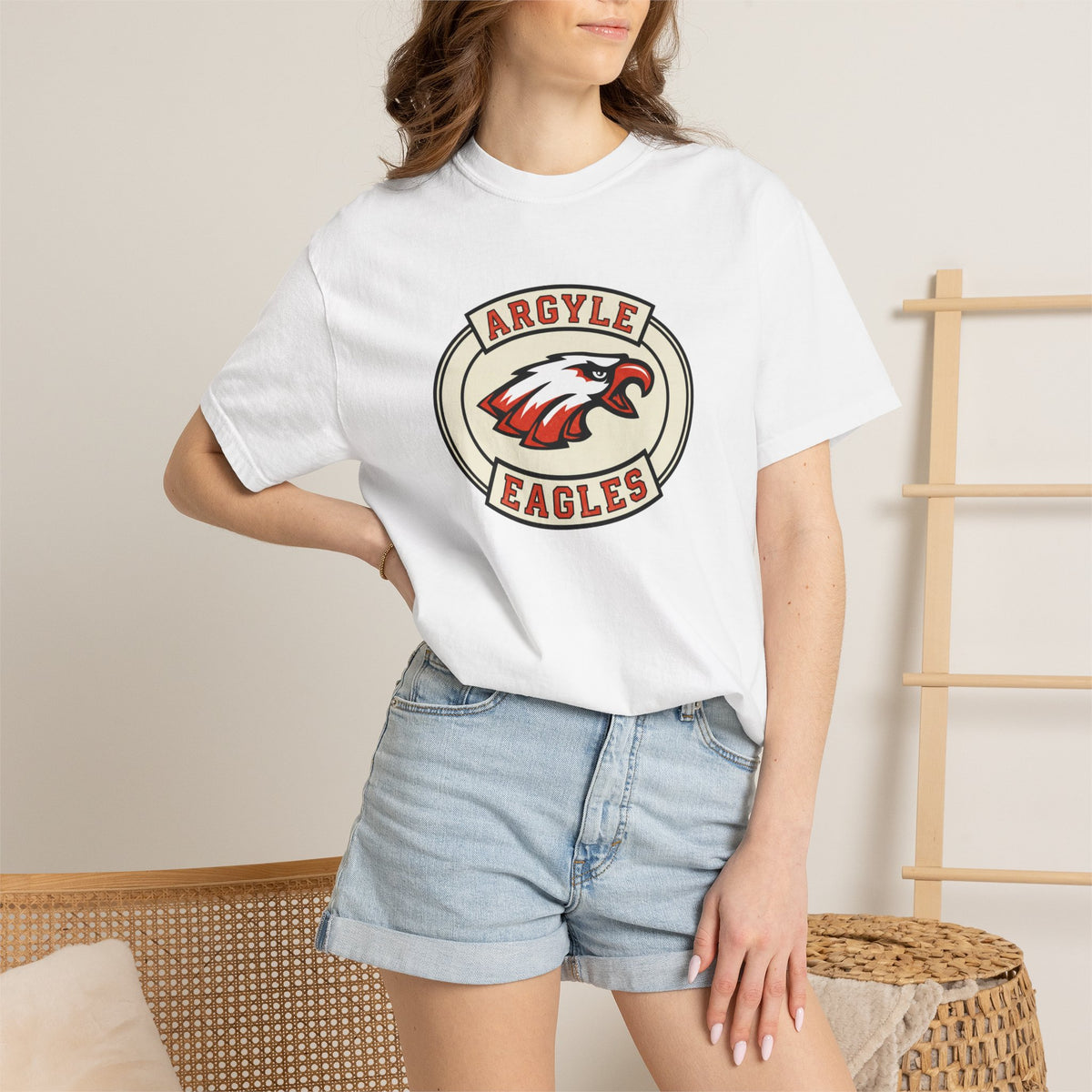 Argyle Eagles Vintage Logo T-Shirt