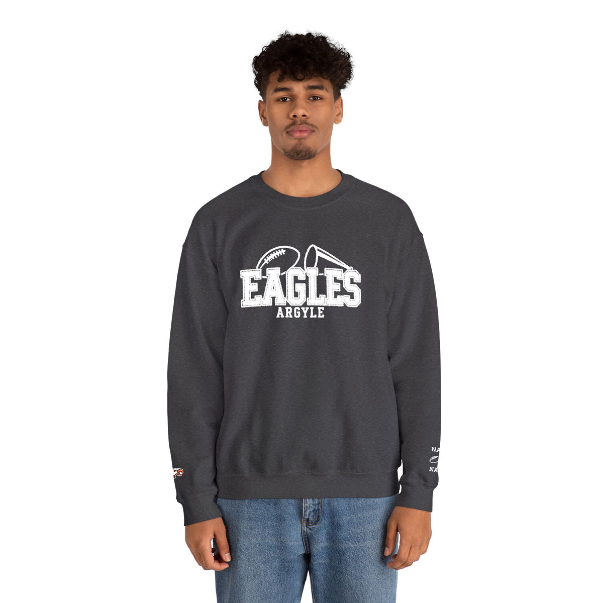Eagles Vintage Logo Crewneck Sweatshirt