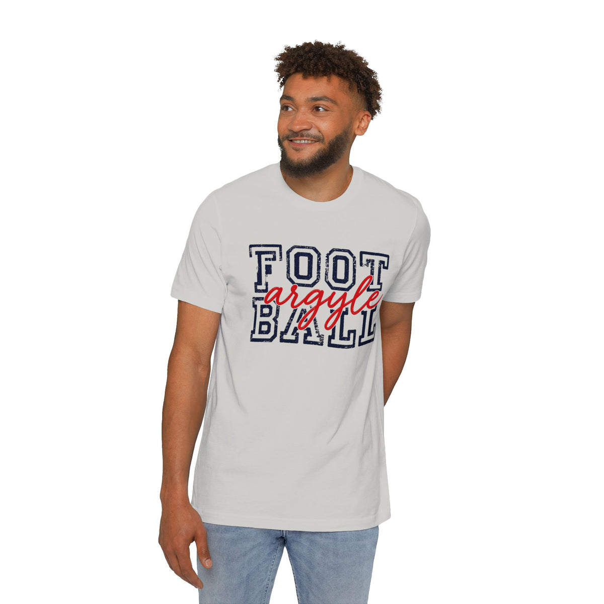 Football Argyle T-Shirt — Vintage Varsity Sports Tee