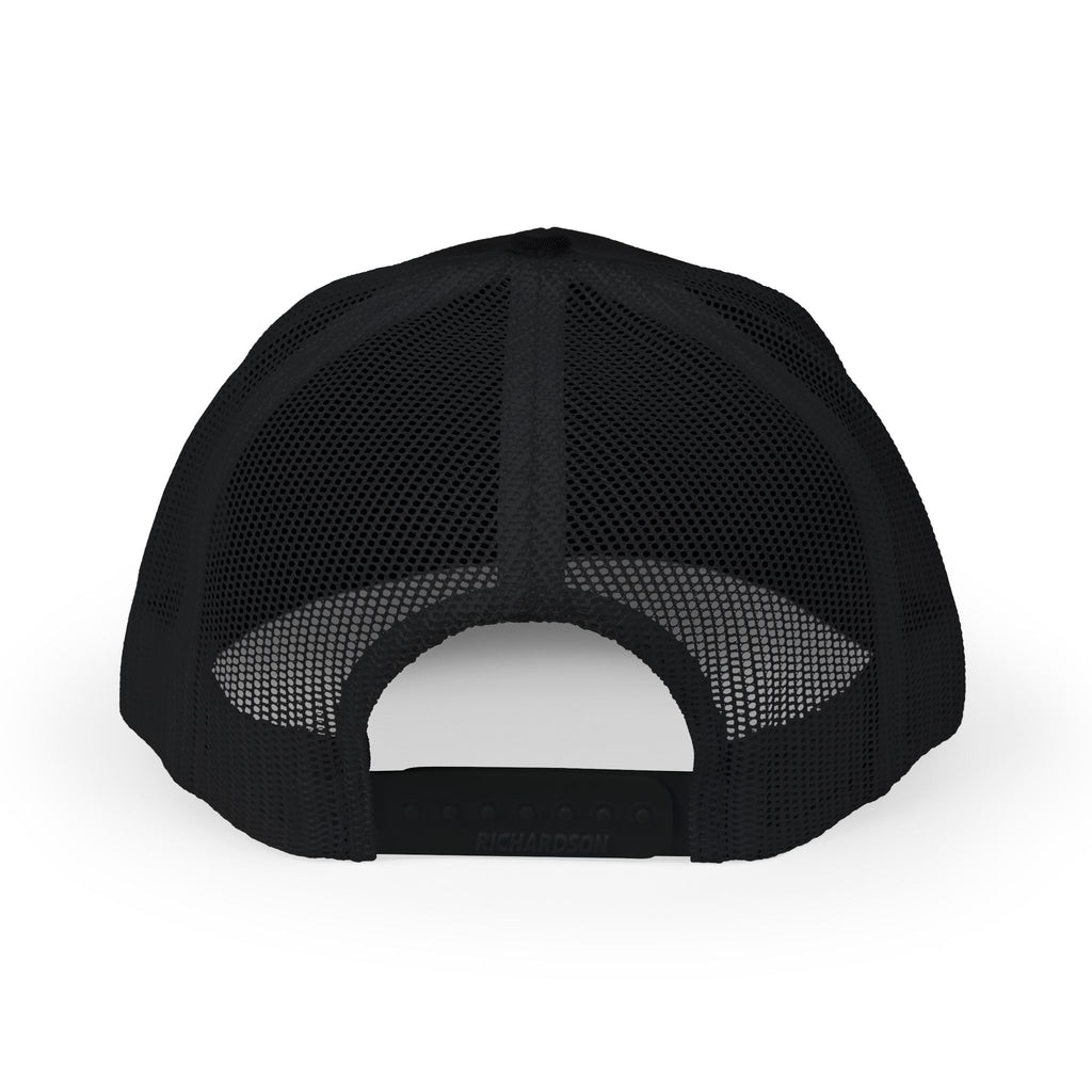 Trucker Cap with Embroidered Eagle Patch