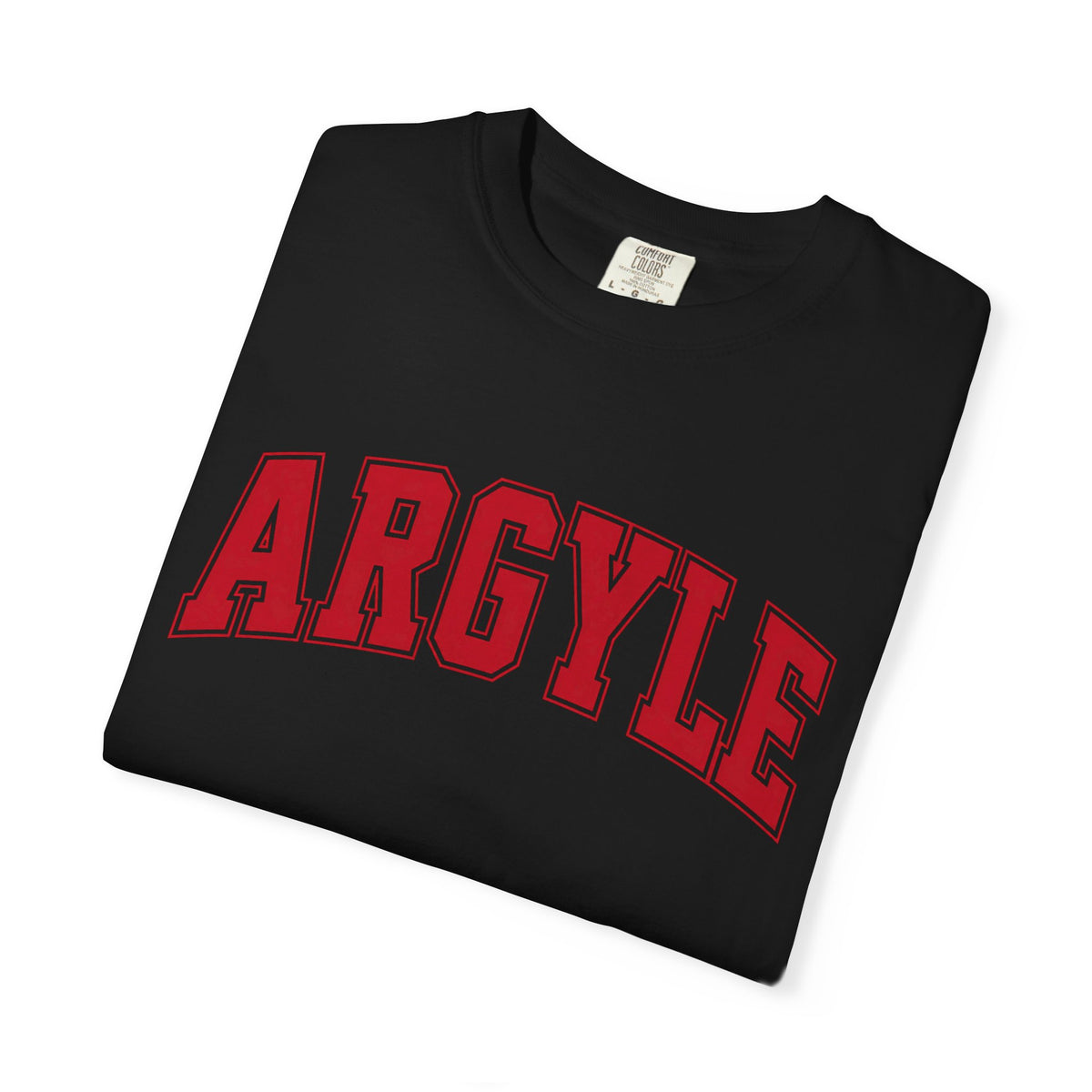Argyle Collegiate T‑Shirt – Retro Athletic Graphic Tee