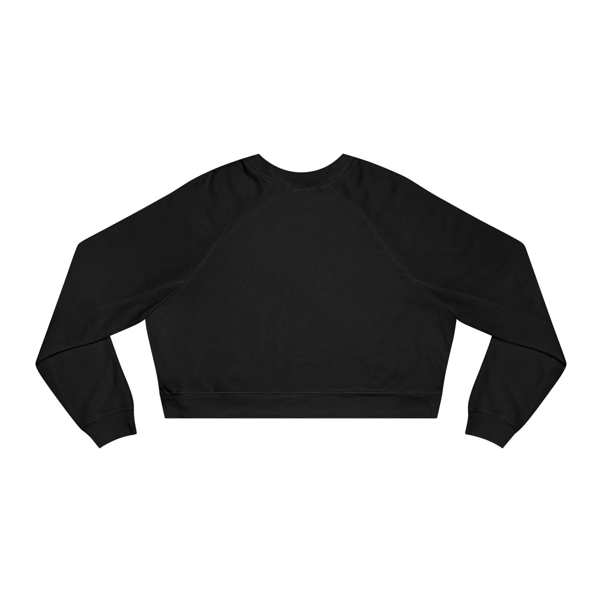 Argyle Cropped Pullover — Women's Fleece Crewneck