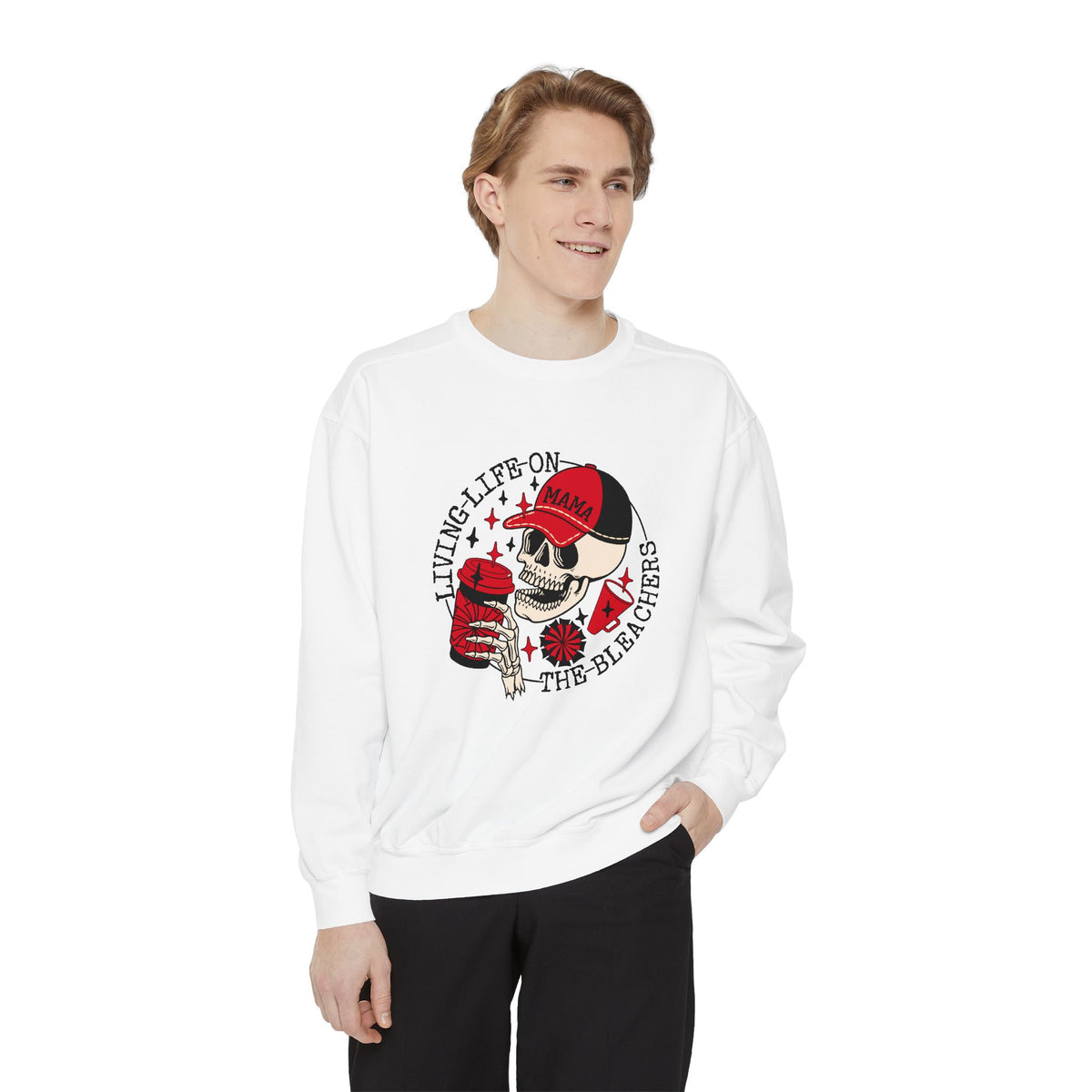 Sports Mom Garment-Dyed Sweatshirt