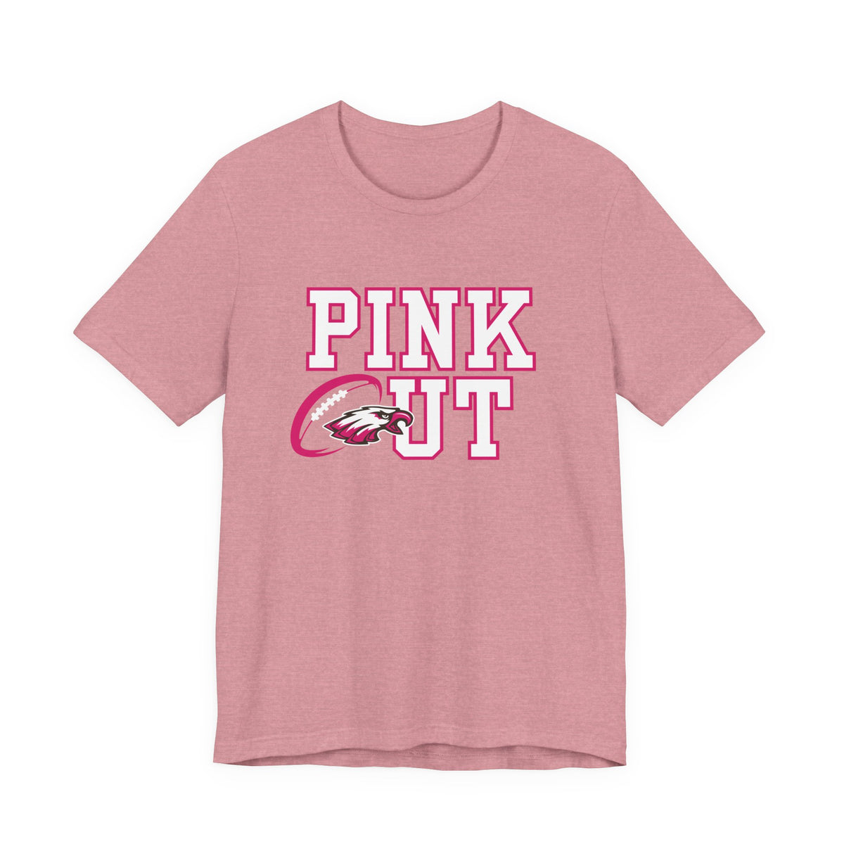 Pink Out Eagle Ball Unisex Jersey Short Sleeve Tee