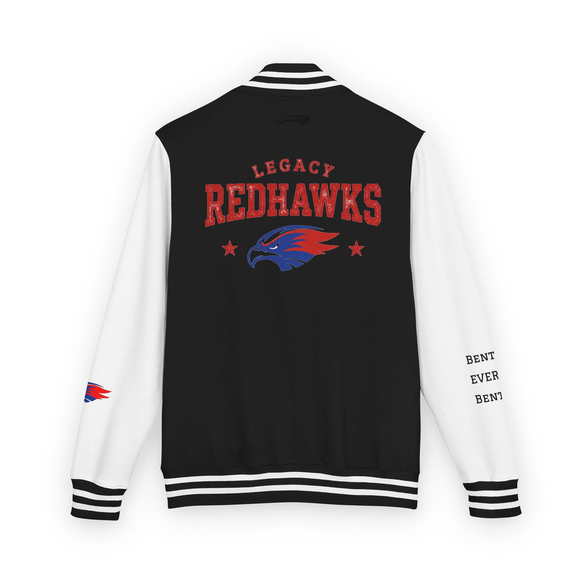 Letterman Jacket - Legacy Redhawks Varsity Baseball-style Bomber