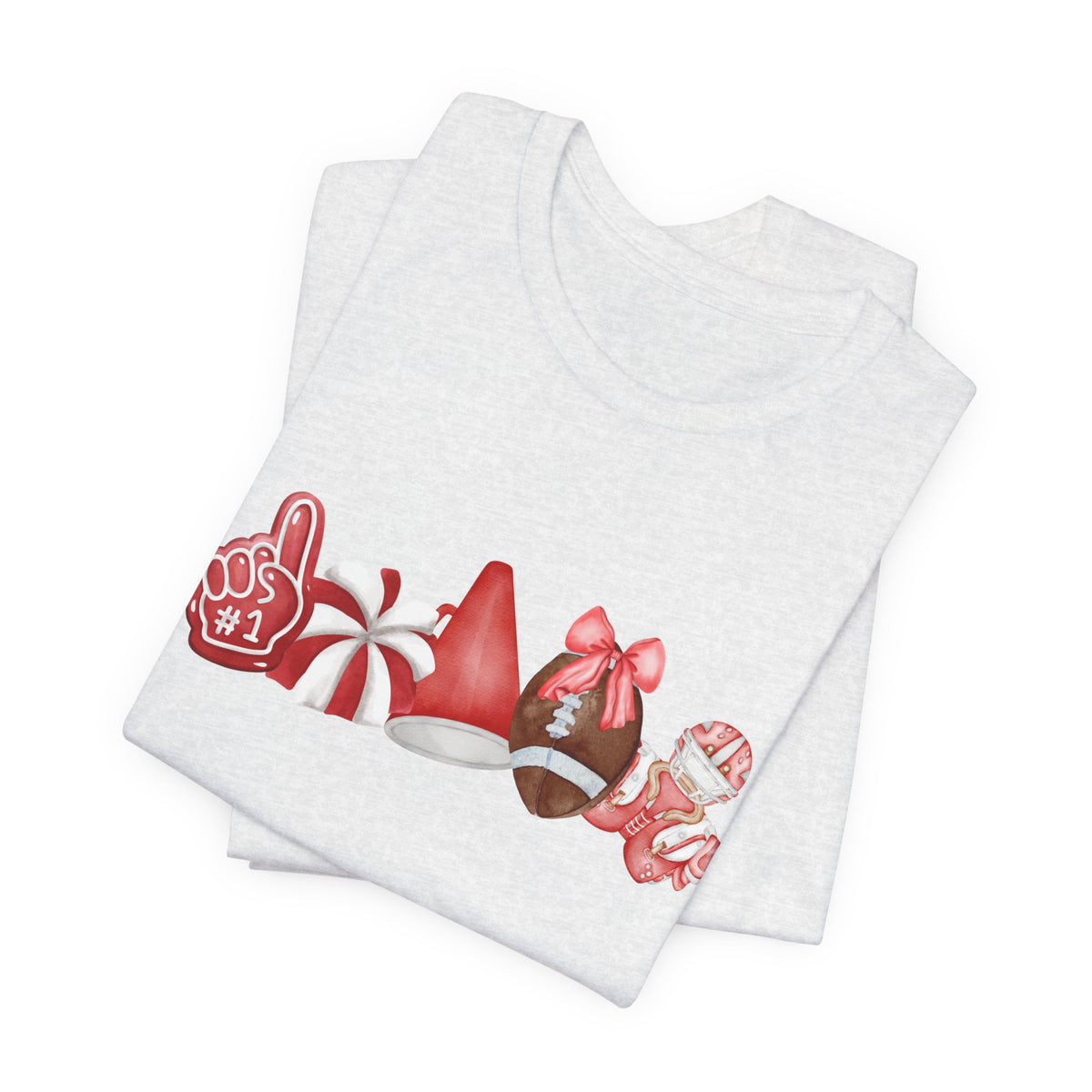 Red Sprit Jersey Short Sleeve Tee