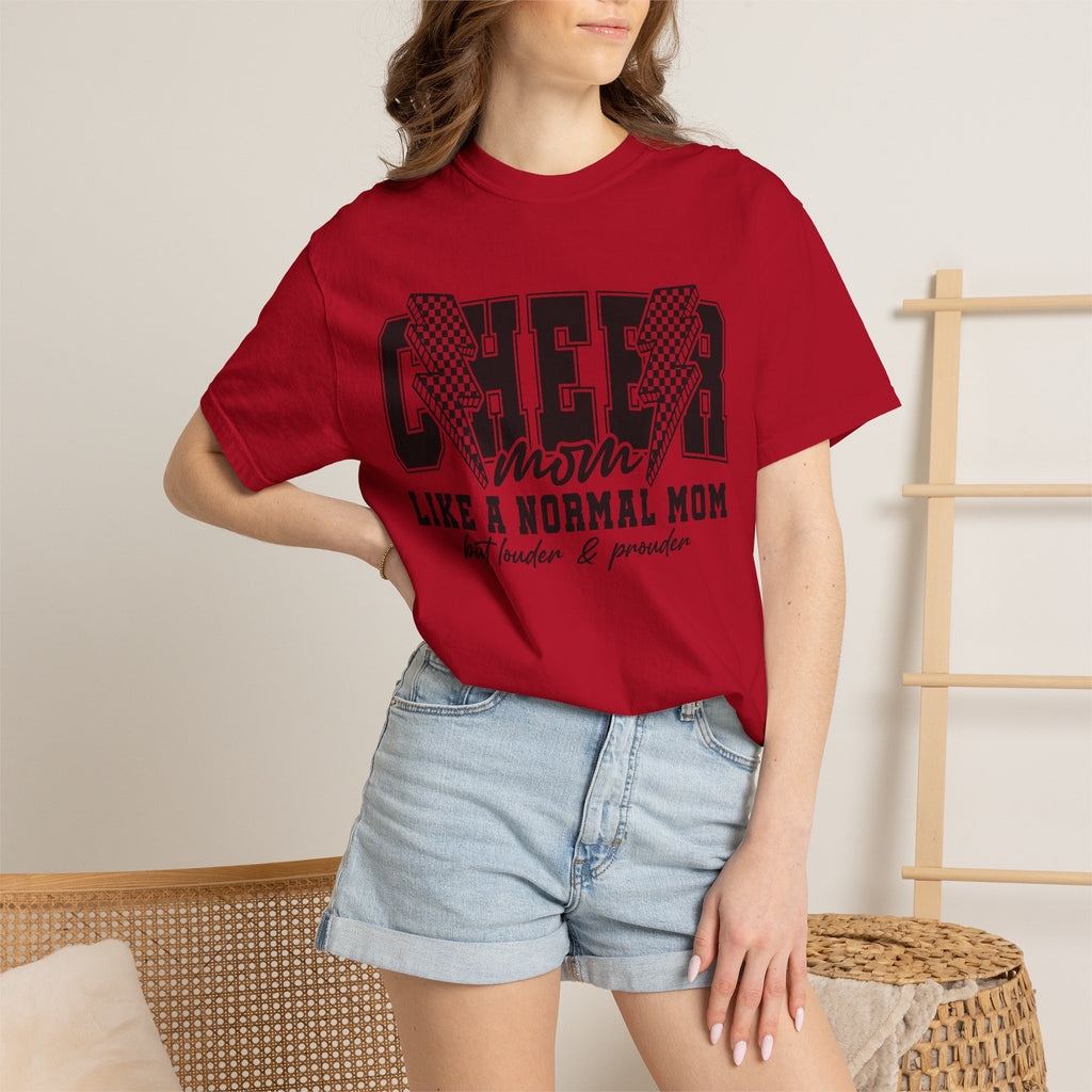 Cheer Mom Like a Normal Mom T-shirt | Cheerleader Mom Tee