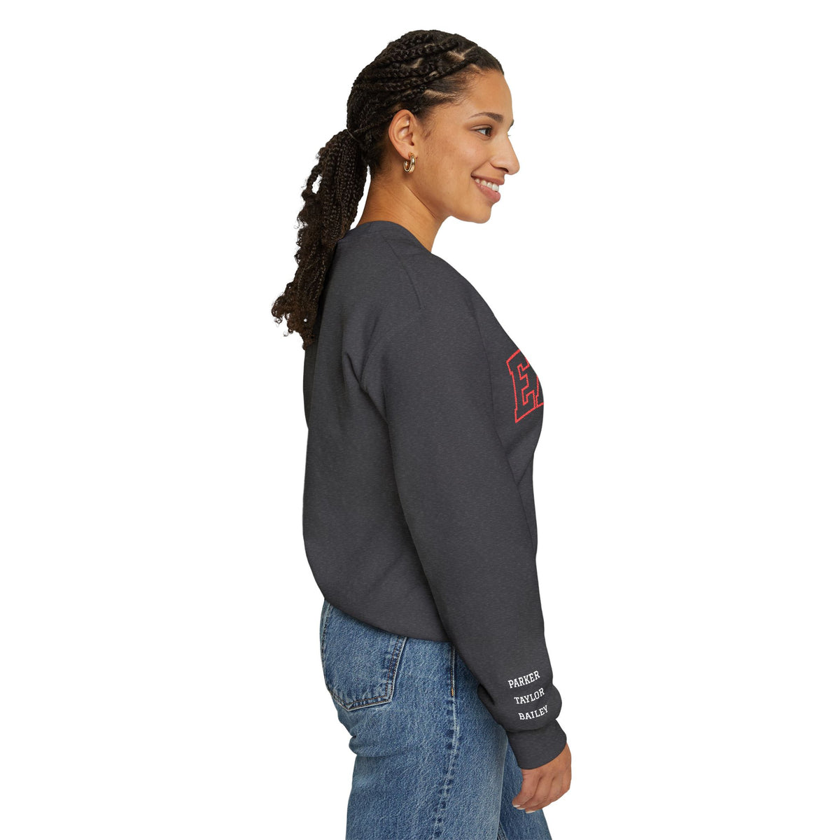Eagles Crewneck Sweatshirt – Vintage Collegiate White Pullover