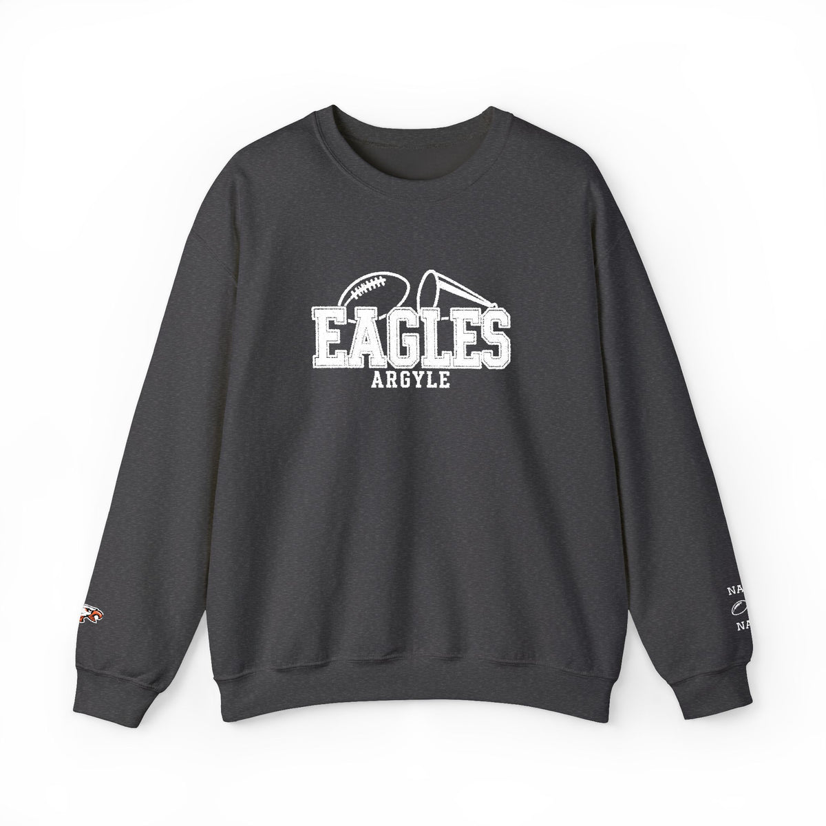 Eagles Vintage Logo Crewneck Sweatshirt - Embroidered