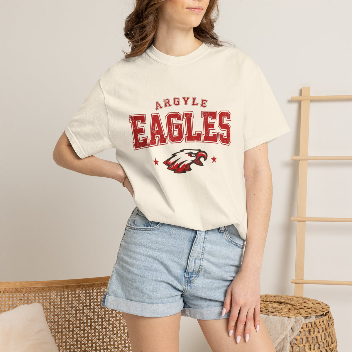 Argyle Eagles Vintage Logo T-Shirt — School Spirit Tee