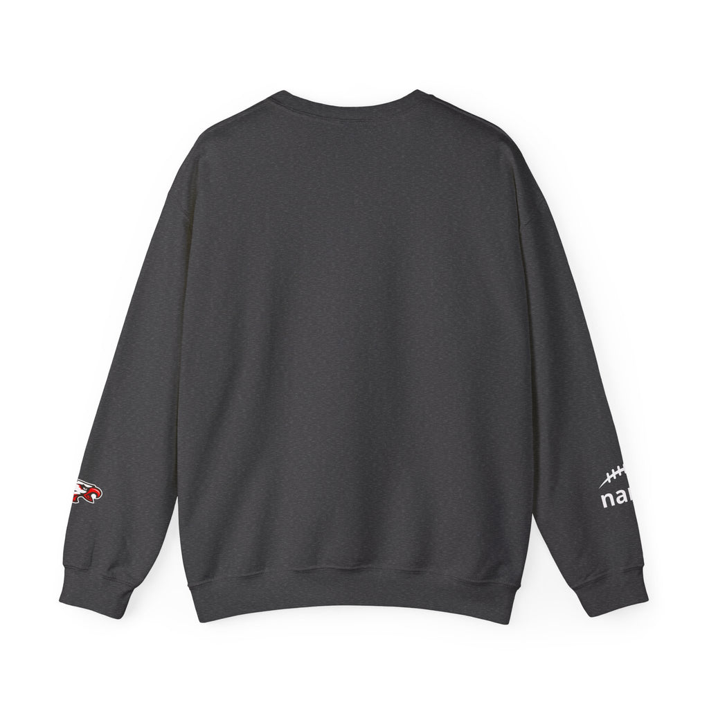 Football Argyle Crewneck Sweatshirt - Vintage Team Graphic Pullover - Embroidered