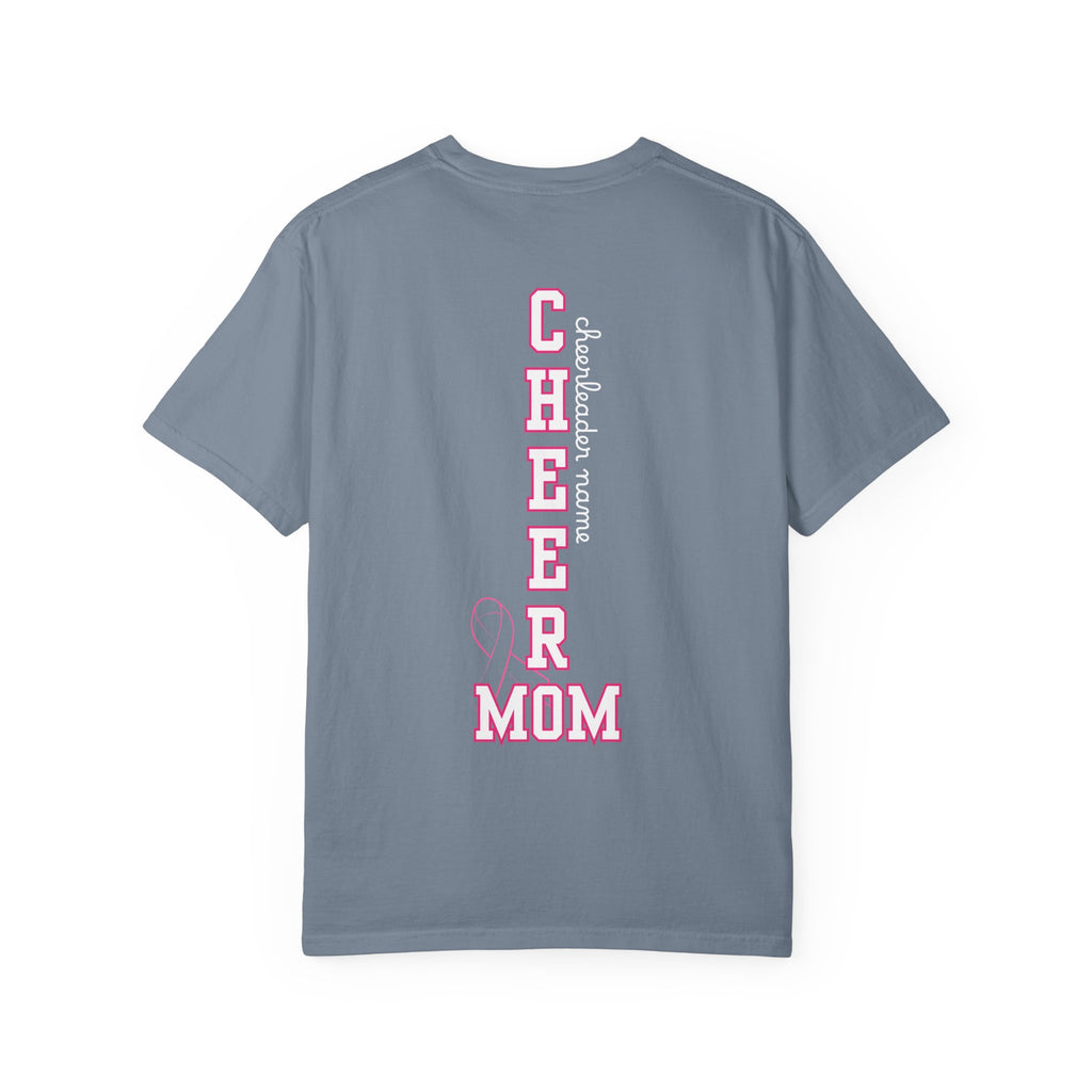Breast Cancer Awareness "Go Fight Win" Custom Cheer Mom T-Shirt
