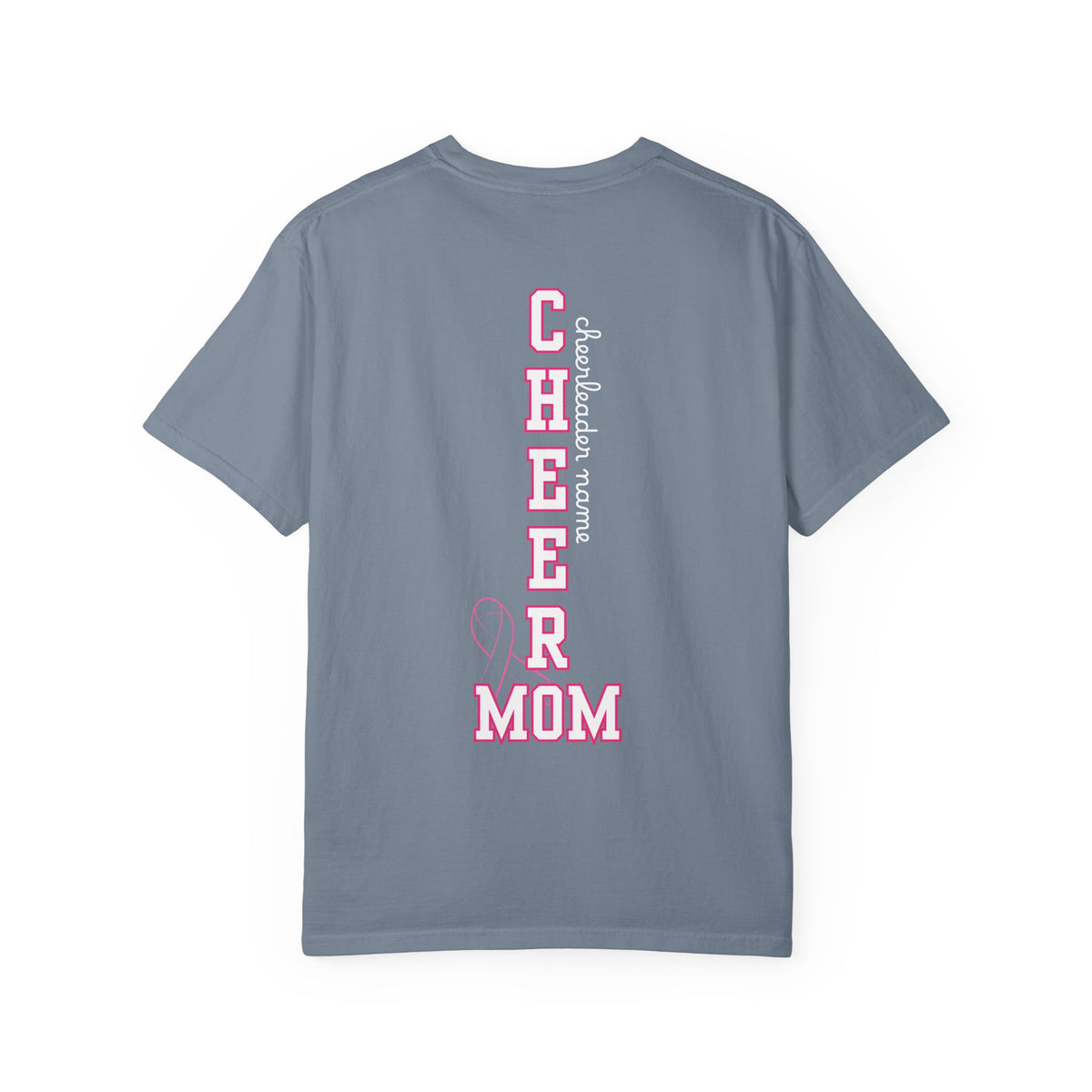 Breast Cancer Awareness "Go Fight Win" Custom Cheer Mom T-Shirt