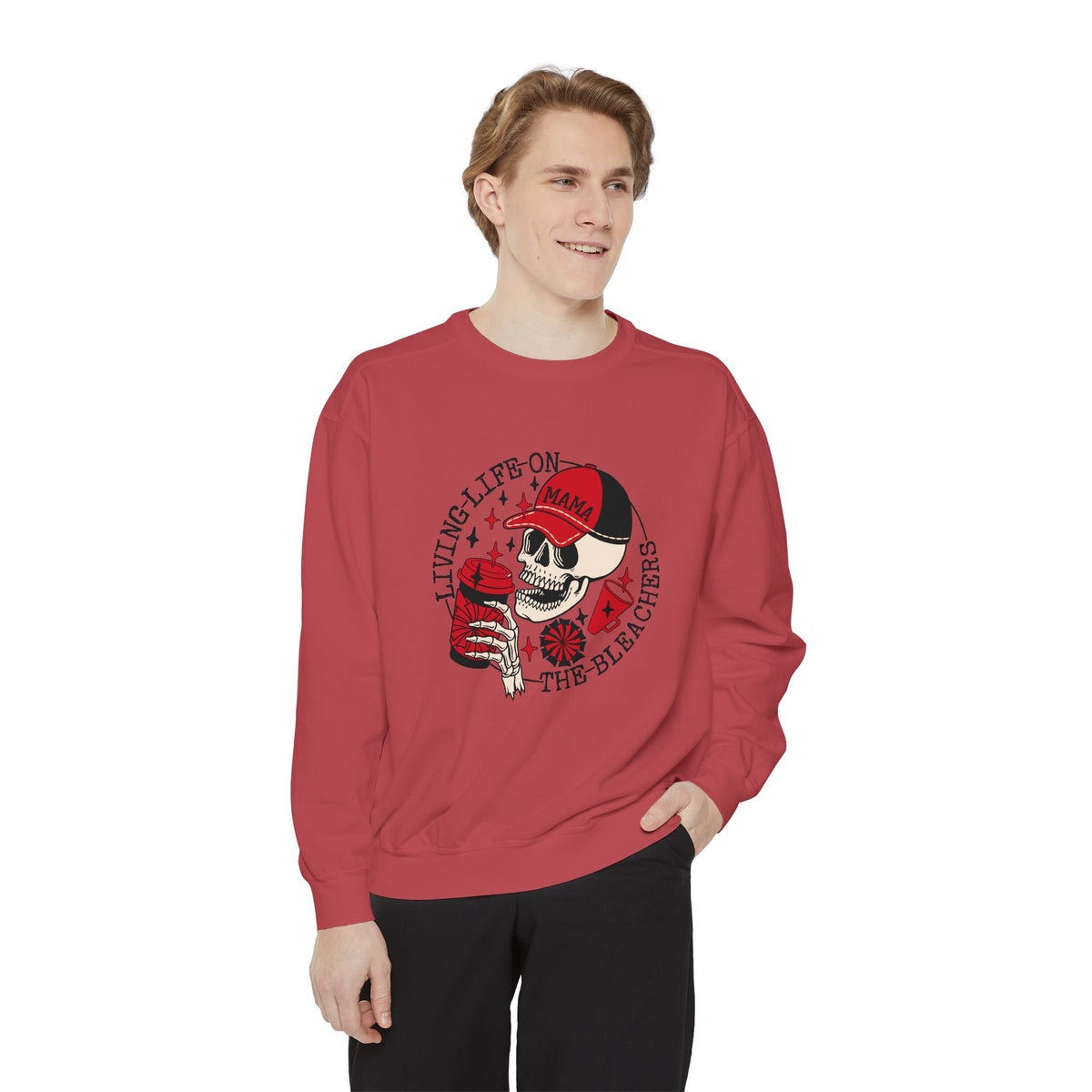 Sports Mom Garment-Dyed Sweatshirt
