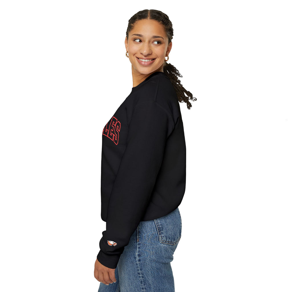 Eagles Crewneck Sweatshirt – Vintage Collegiate White Pullover