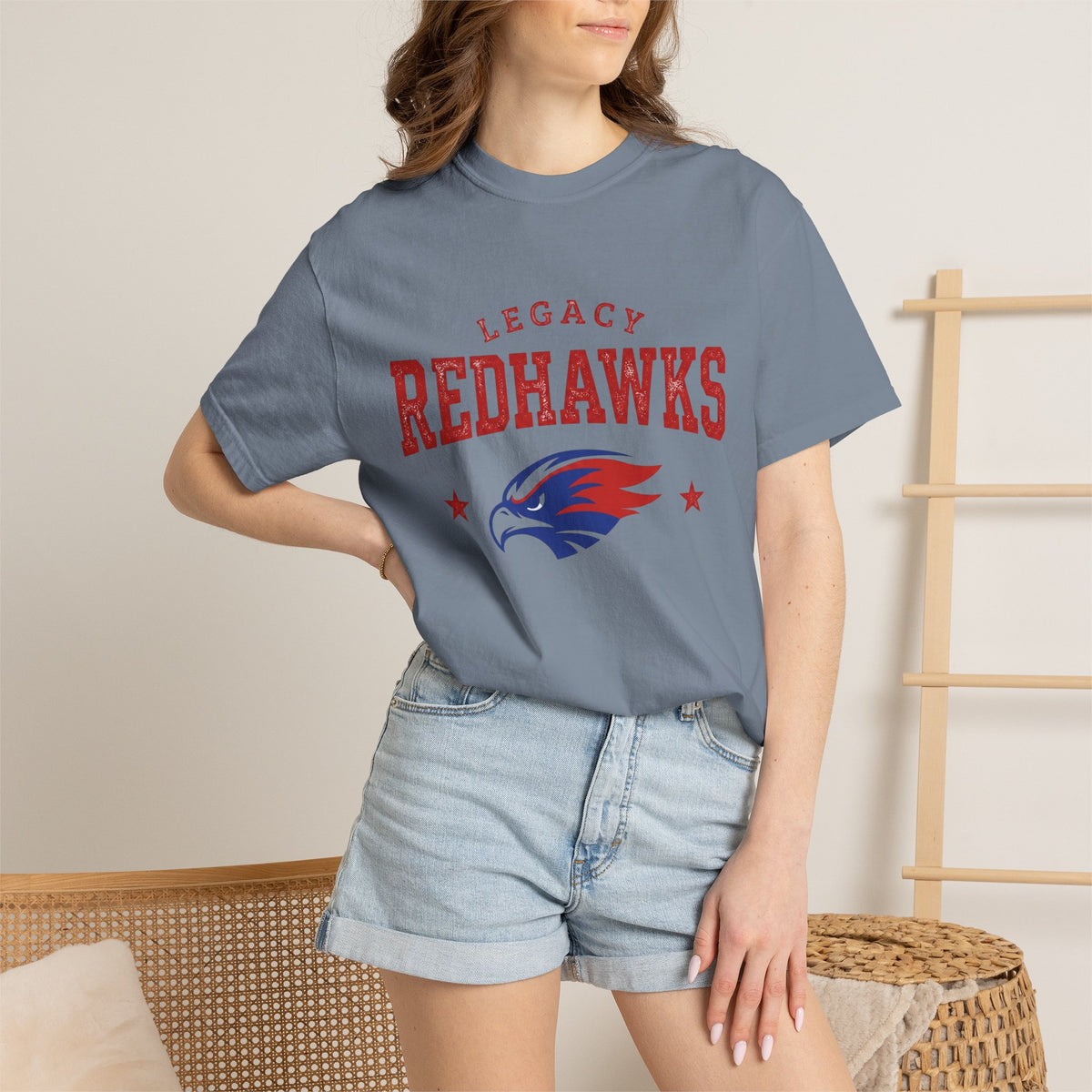 Redhawks Legacy T-Shirt — Vintage Collegiate Eagle Tee