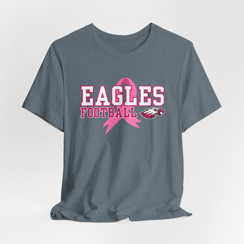 Eagles Football - Pink Ribbon Unisex Jersey Short Sleeve Tee