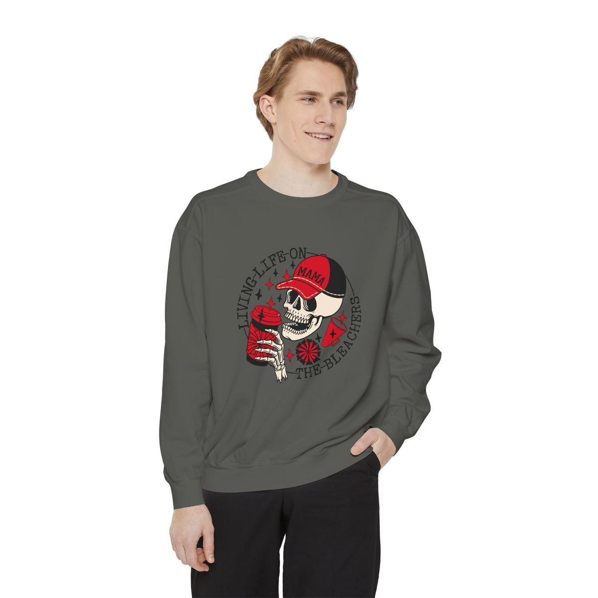 Sports Mom Garment-Dyed Sweatshirt