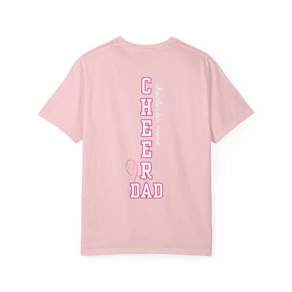 DAD Breast Cancer Awareness "Go Fight Win" Custom Cheer T-Shirt