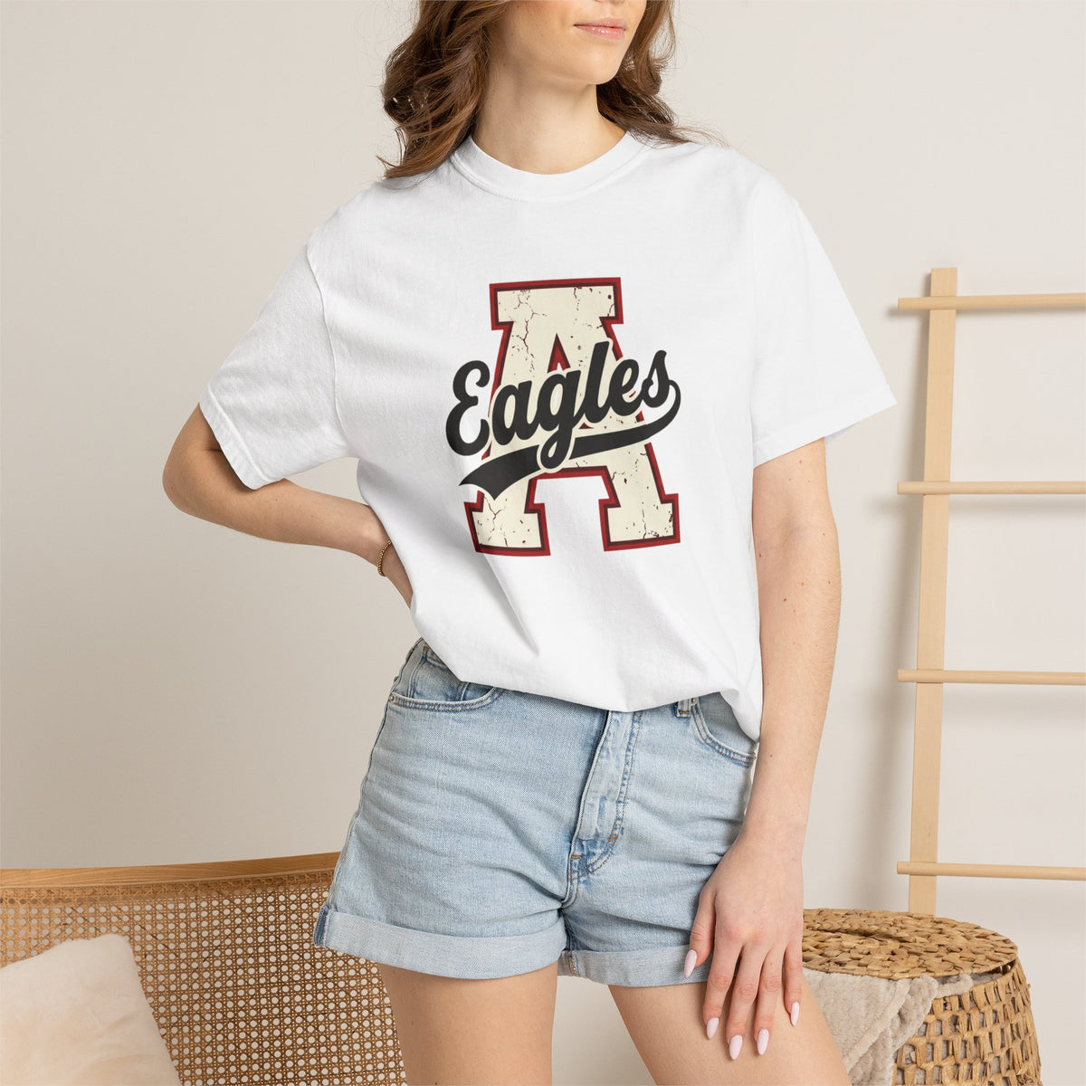 Eagles Letterman A Graphic T-Shirt