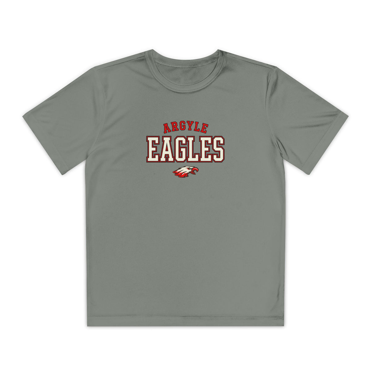 Youth Eagles Team Tee - Argyle Eagles 'Hawkins' Custom Back Name