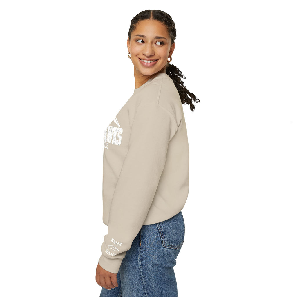 REDHAWKS Embroidered Crewneck Sweatshirt - custom sleeve