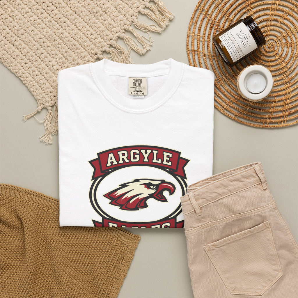 Argyle Eagles T-Shirt — Vintage School Mascot Tee