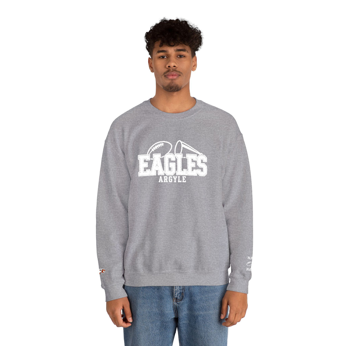 Eagles Vintage Logo Crewneck Sweatshirt